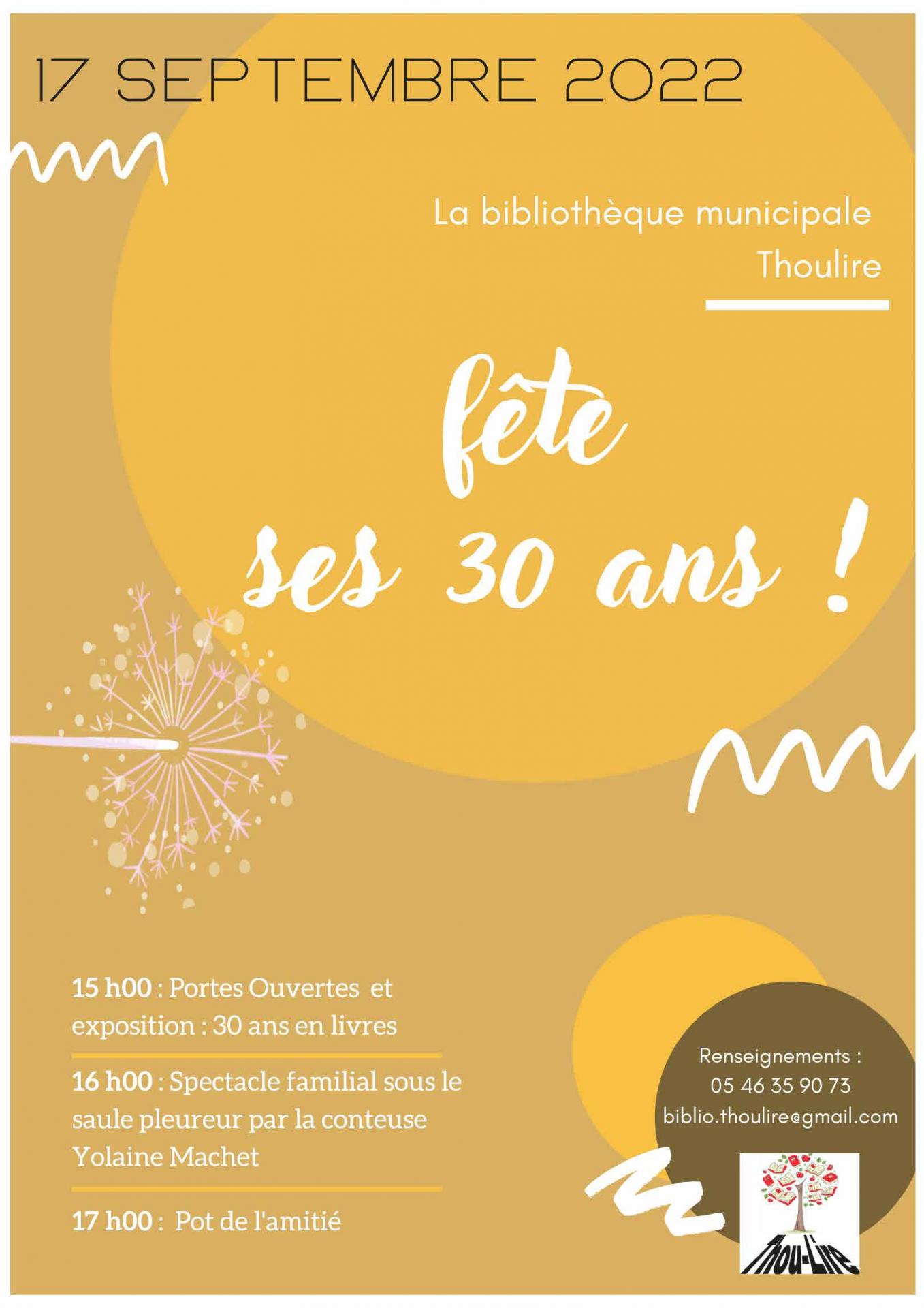 30 ans biblio