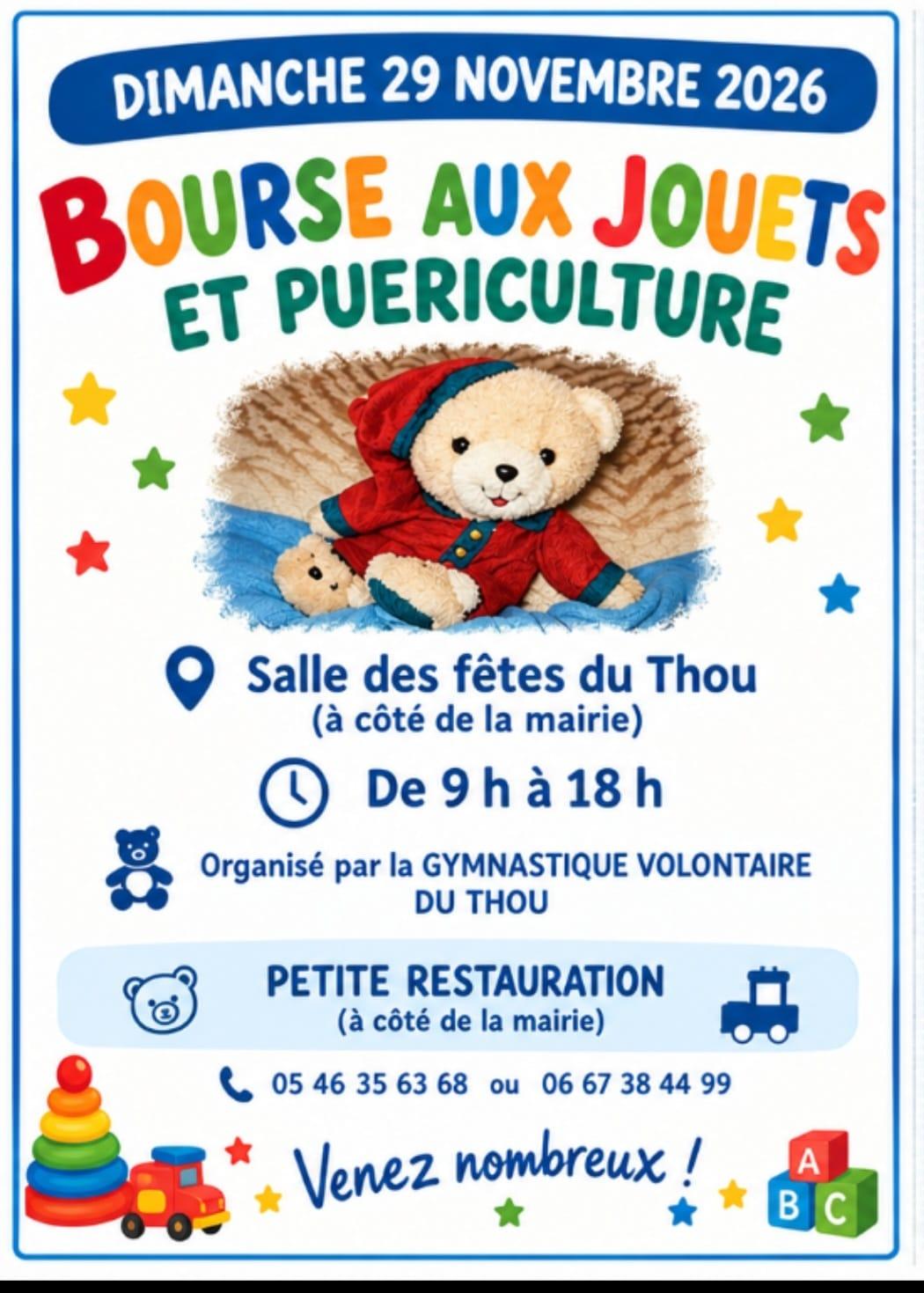 Affiche 21 x 29 7 bourse aux jouets 29 11 26