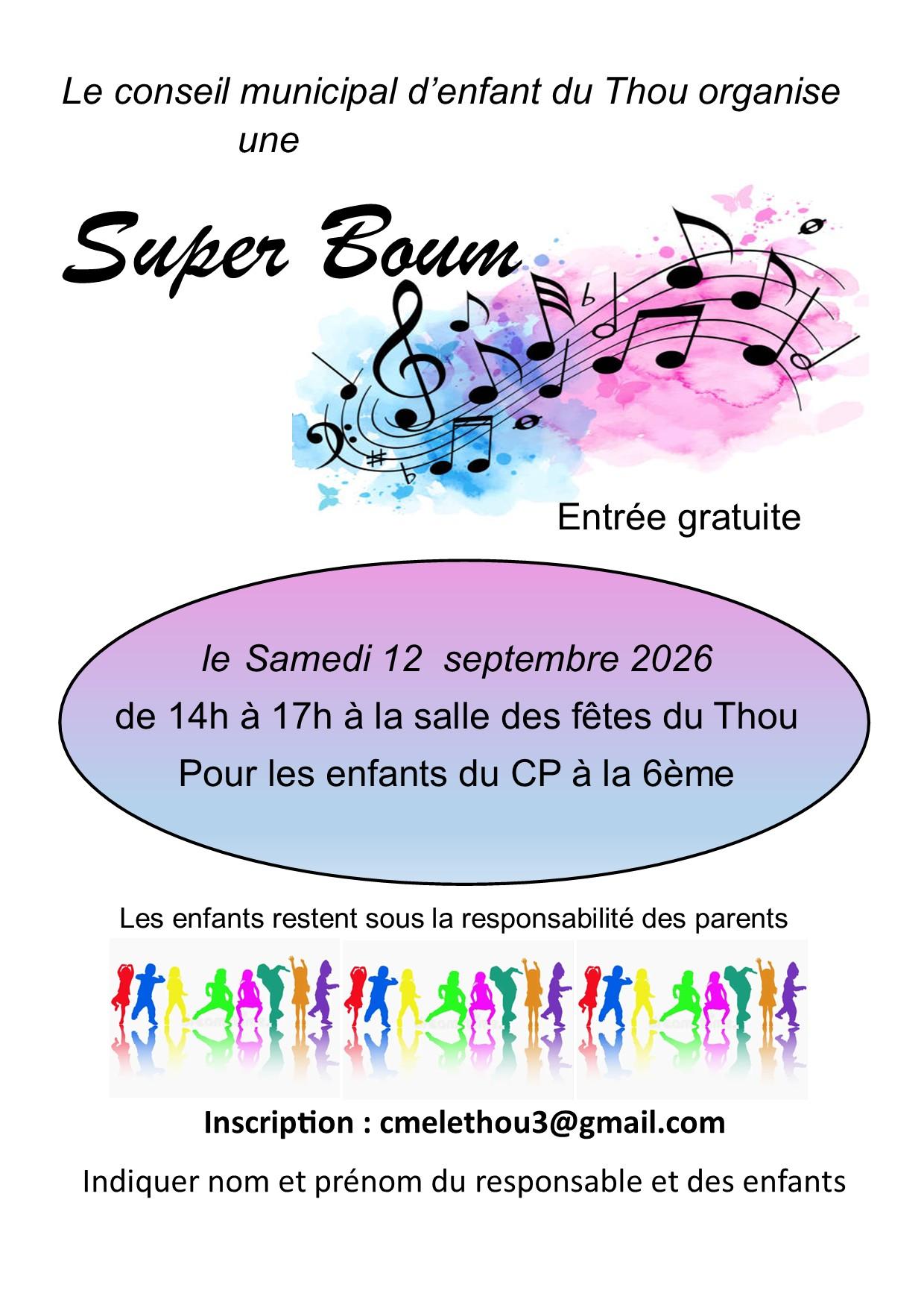 Affiche boum insc