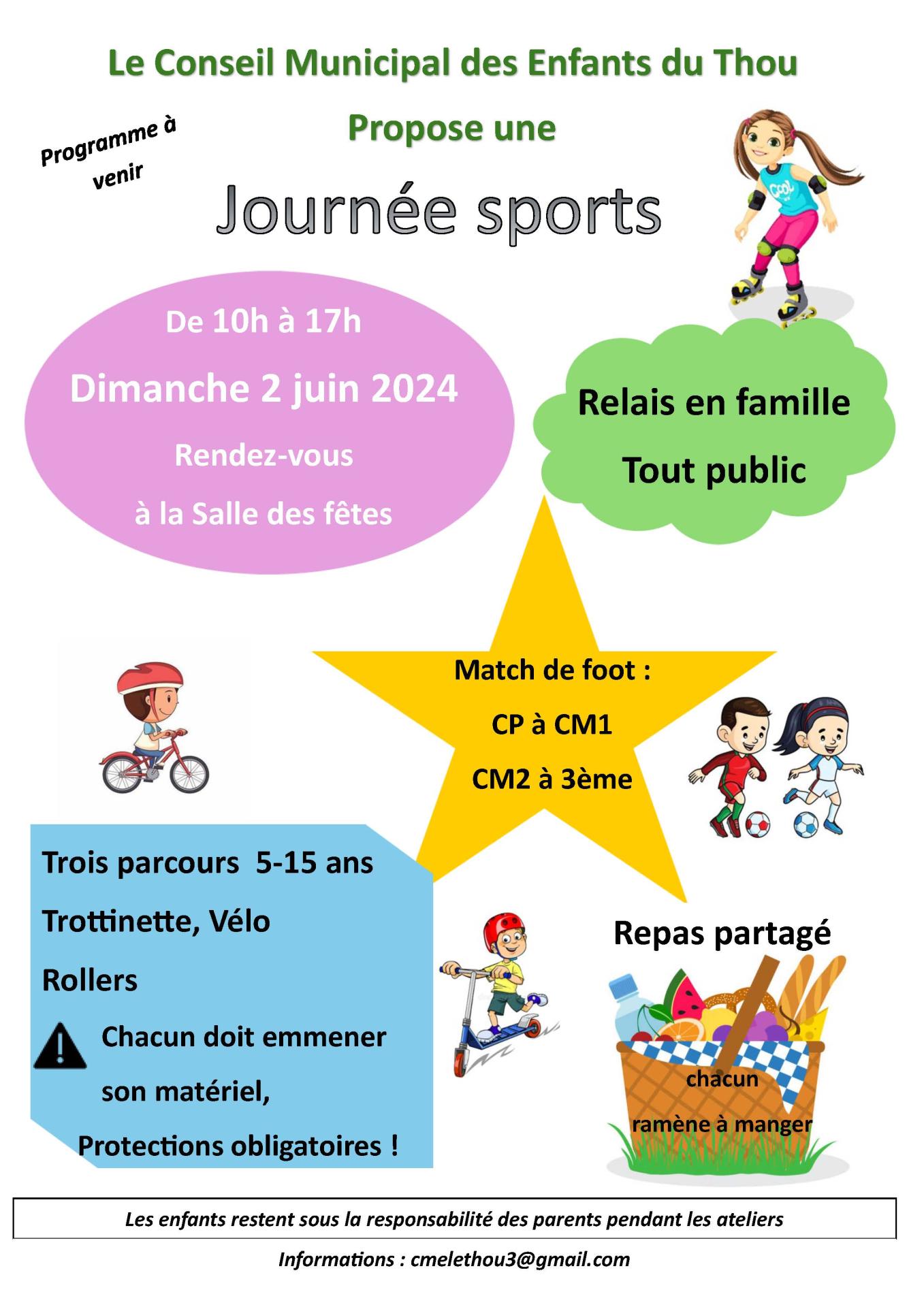 Affiche journee sports