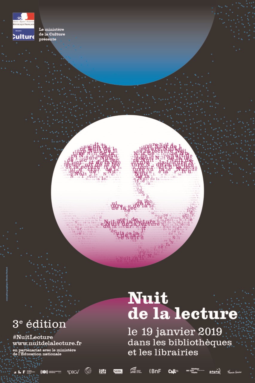 Affiche nuit de la lecture 2019