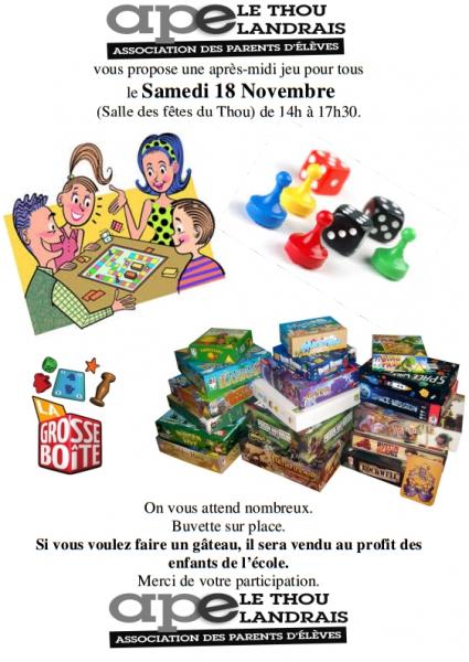 Apres midi jeu