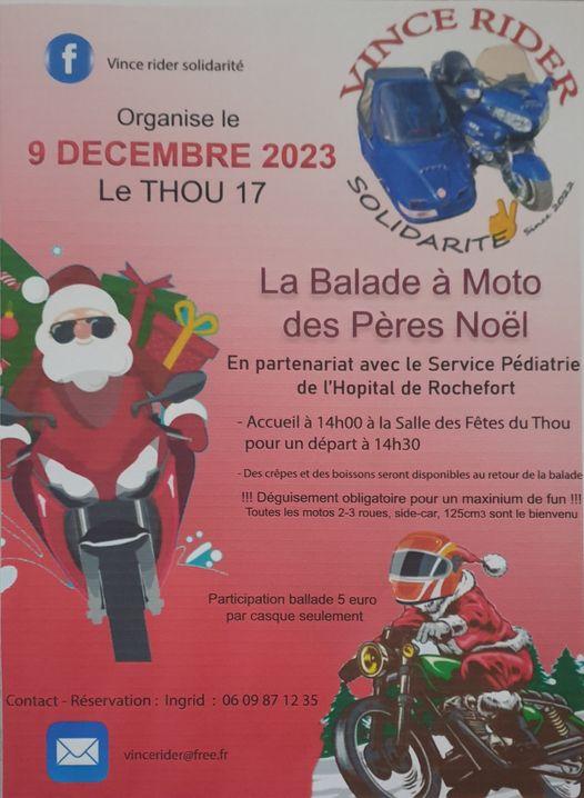 Balade a moto peres noel