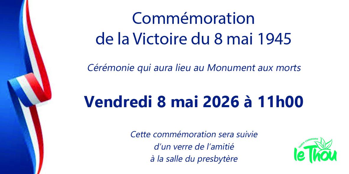 Commemoration 8 mai 26