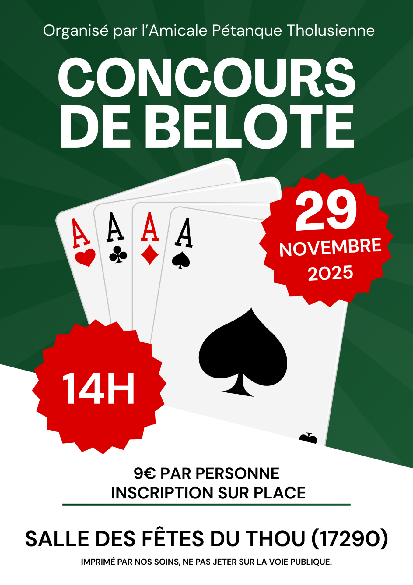 Concours belote