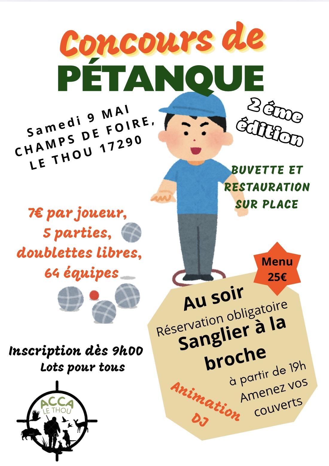 Concours petanque 20 05 09