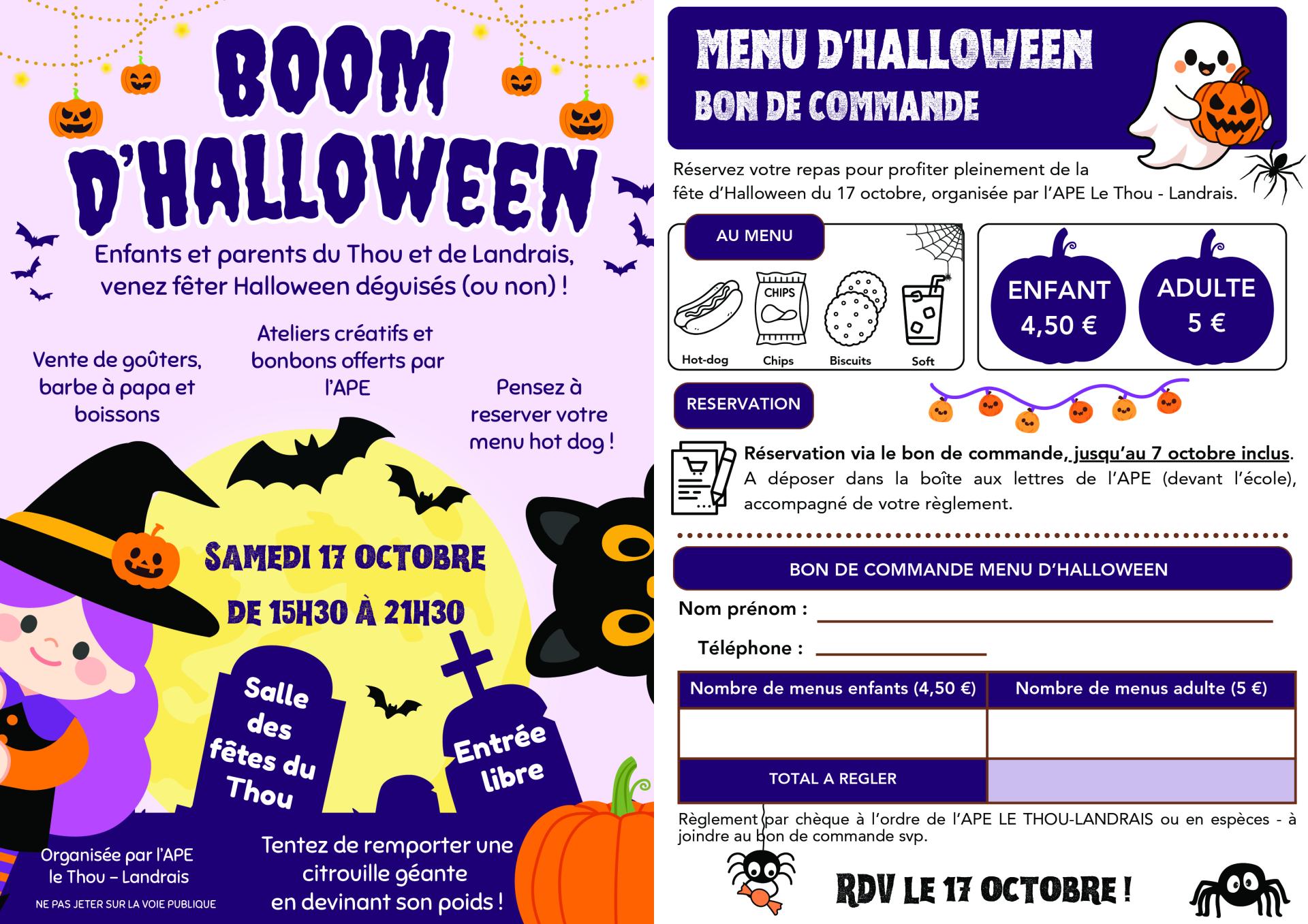 Fete halloween rv
