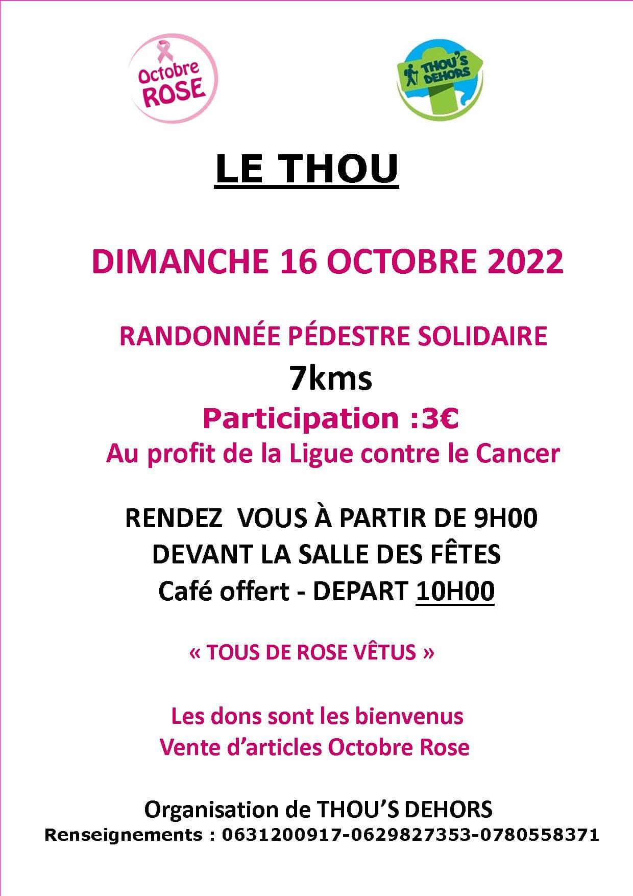 Marche octobre rose