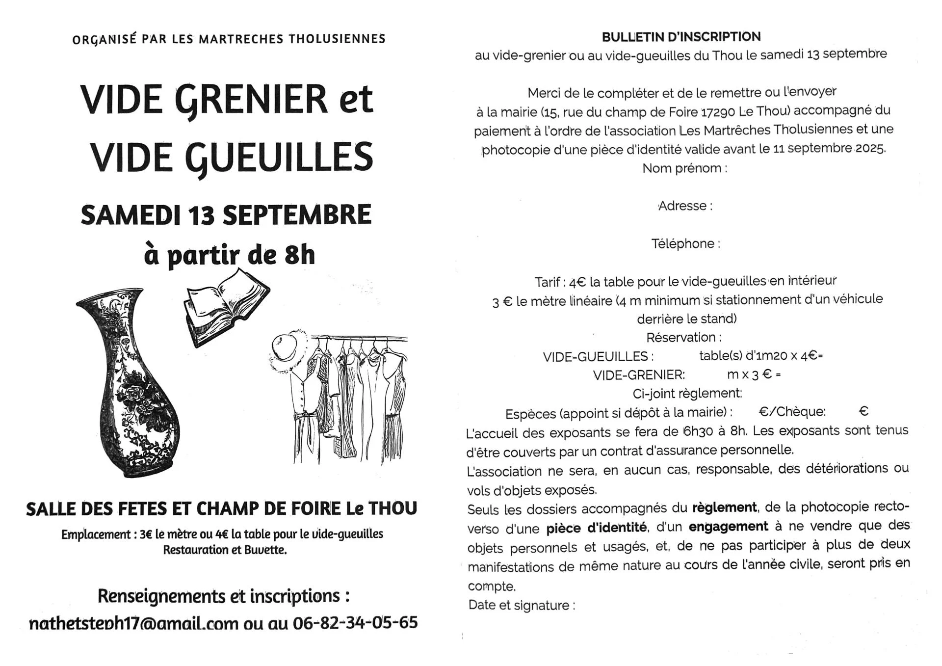 Vide grenier 130925