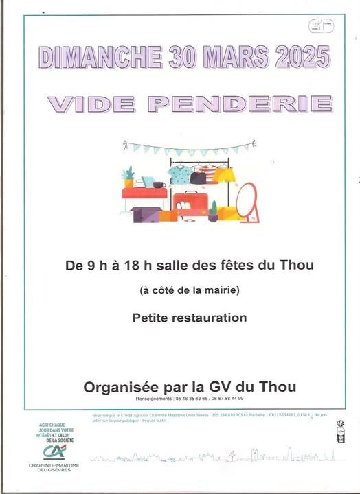 Vide penderie 30 03 25